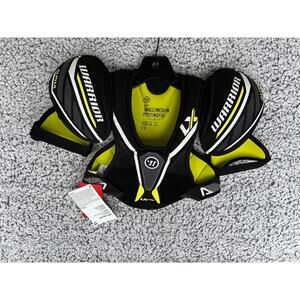 Warrior Alpha LX Pro Youth Hockey Shoulder Pads Small Medium Black Yellow